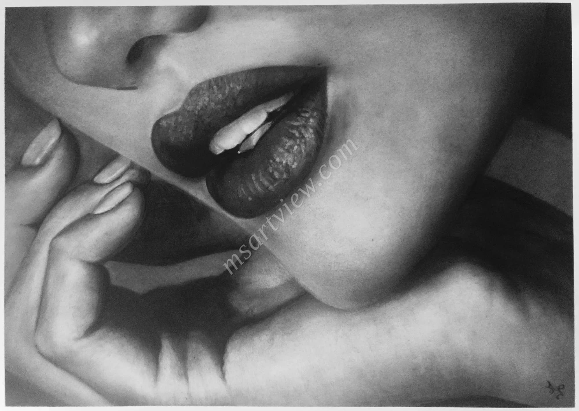 Suspendu à tes lèvres